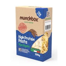 Load image into Gallery viewer, Premium High protein low carb pipe rigate pasta by Munchbox UAE.
