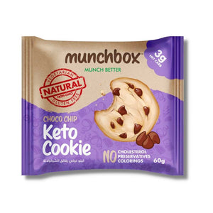 individual keto choc chip cookie by Munchbox 