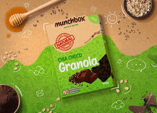 Load image into Gallery viewer, premium chia choco granolas by Munchbox

