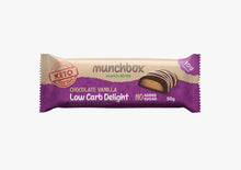 Load image into Gallery viewer, premium keto chocolate vanilla bar by Munchbox UAE
