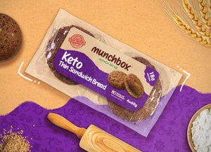 Premium nutritious keto thin sandwich bread by Munchbox UAE