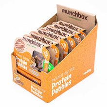 Load image into Gallery viewer, A pack of 10 peanut butter protein pebbles by Munchbox
