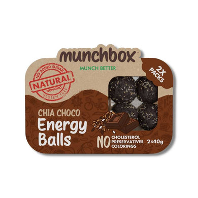 A Pack Of Chia Choco Energy Balls By Munchbox UAE