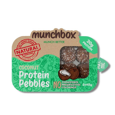 A Pack Of Coconut Protein Pebbles By Munchbox UAE