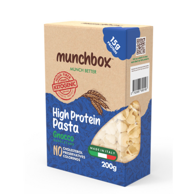 Premium high protein low carb gnocco pasta by Munchbox UAE.