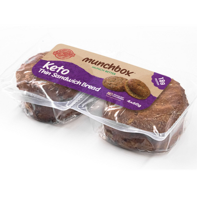 Premium nutritious keto thin sandwich bread by Munchbox UAE