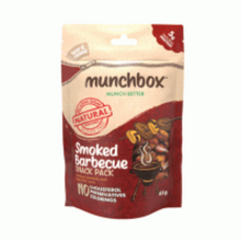 تحميل الصورة في عارض المعرض ، Premium Pack Of 45g Smoked BBQ Almonds And Corns By Munchbox UAE
