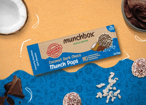 Premium Coconut Dark Choco Munchpops By Munchbox UAE