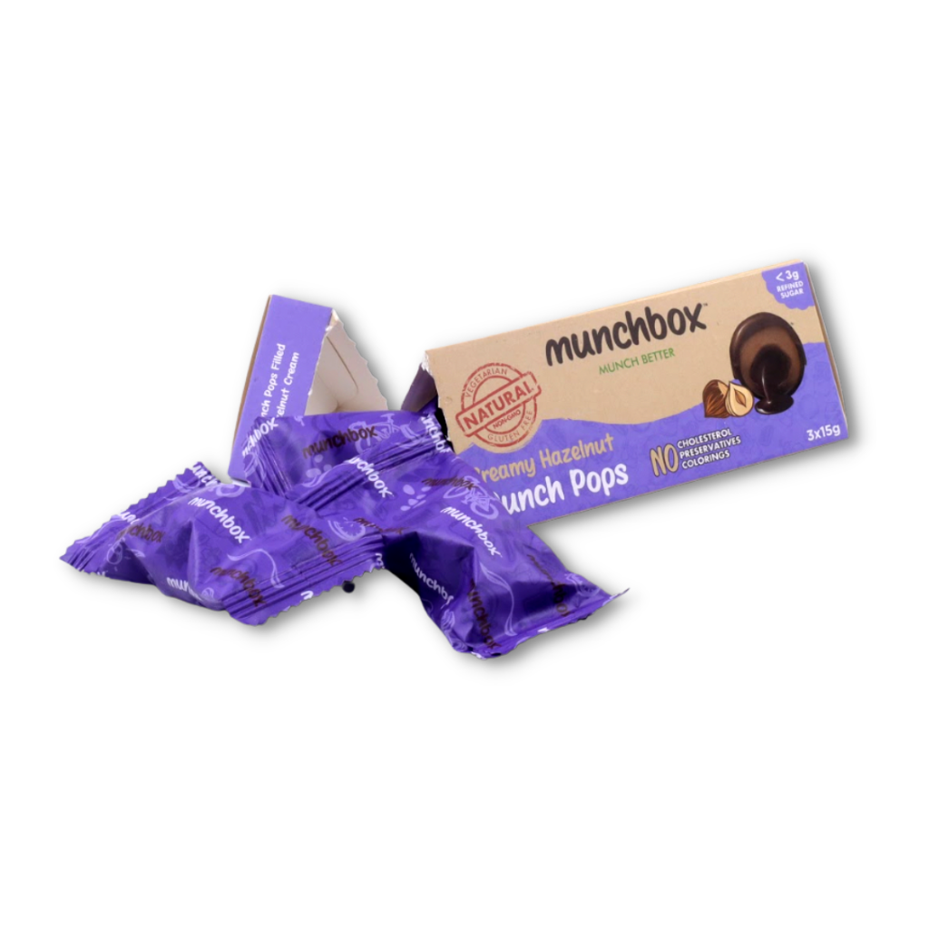 Premium Creamy Hazelnut Munch Pops By Munchbox UAE