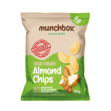 Load image into Gallery viewer, Premium sourcream almond chips by Munchbox UAE
