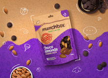Load image into Gallery viewer, premium pack of 150g choco almond sharing pack by Munchbox
