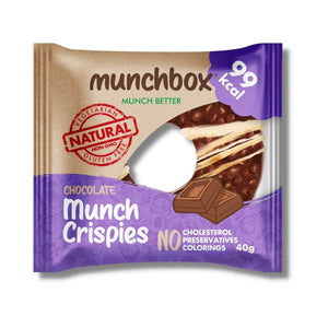 premium chocolate munch crispies by Munchbox 
