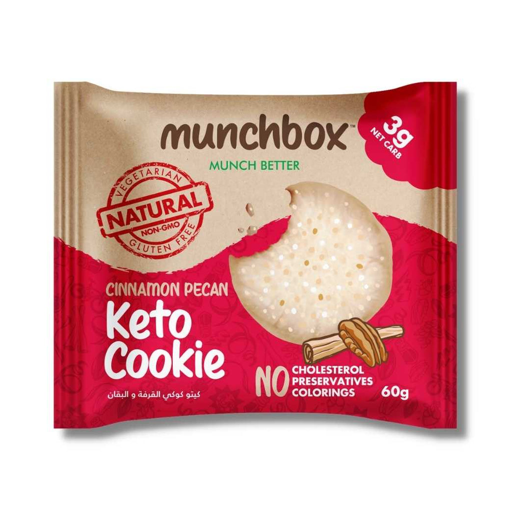premium keto cinnamon pecan cookies by Munchbox