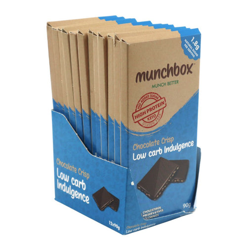a box of Milk chocolate low carb indulgence by Munchbox UAE