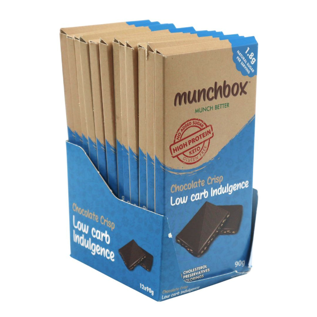 a box of Milk chocolate low carb indulgence by Munchbox UAE