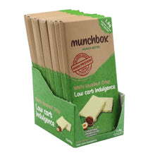 Load image into Gallery viewer, a box of premium White chocolate low carb indulgence by Munchbox UAE
