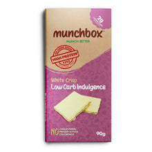 Load image into Gallery viewer, a bar of White chocolate low carb indulgence by Munchbox UAE
