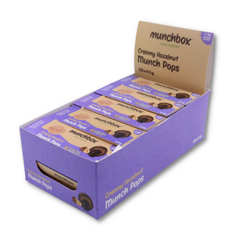creamy hazelnut Munch Pops By Munchbox UAE.