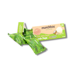 premium coconut white choco munchpops by Munchbox UAE.