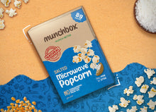 Load image into Gallery viewer, Premium salted microwave popcorn by Munchbox UAE.
