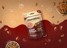 Load image into Gallery viewer, premium pack of 45g smoked barbeque almonds and corns by Munchbox
