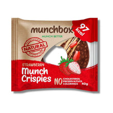 Load image into Gallery viewer, premium strawberry munch crispies by munchbox
